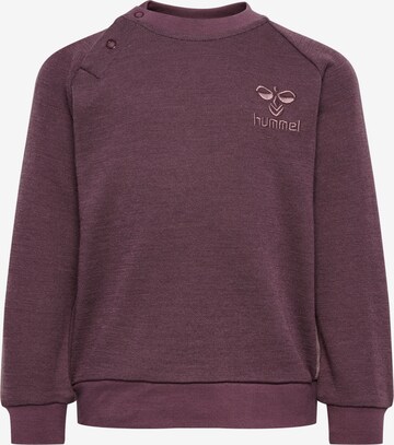 Hummel Sweatshirt in Purple: front