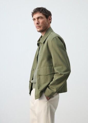 MANGO MAN Between-Season Jacket 'Darren' in Green