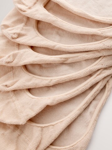 Next Дамски чорапи тип терлици в бежово