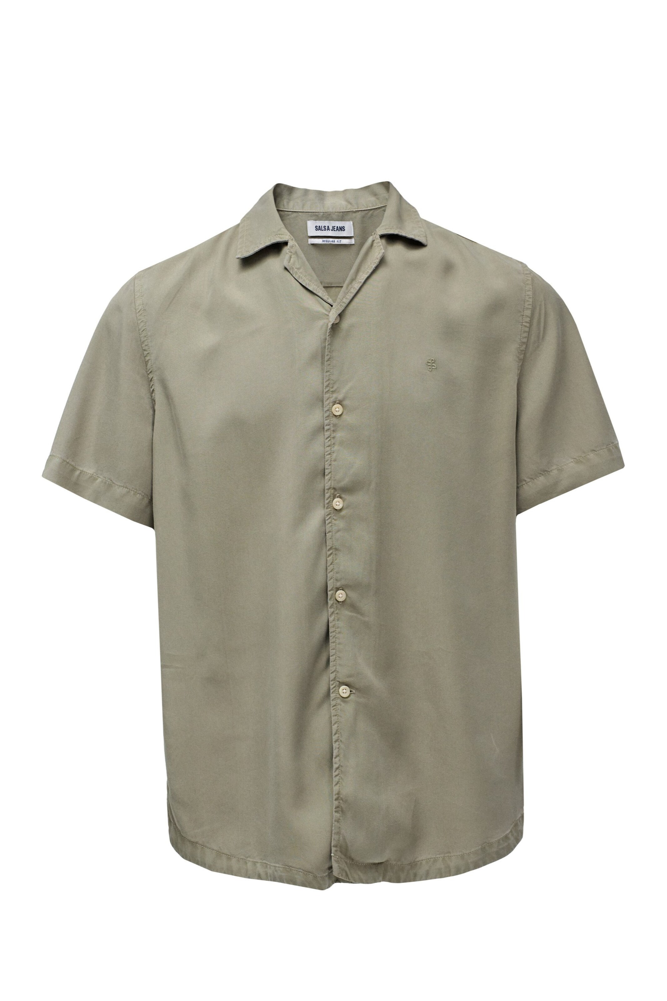 Salsa Jeans Overhemd in de kleur Kaki, Productweergave