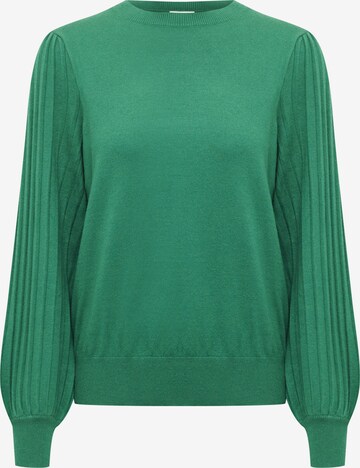 Kaffe Sweater 'Lone' in Green: front