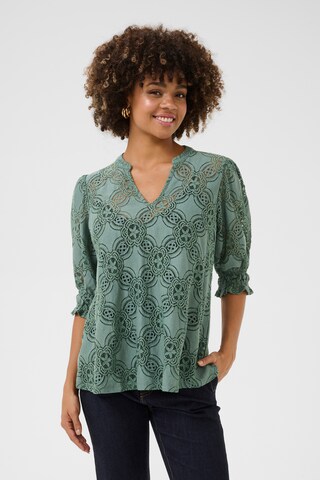 CULTURE Blouse 'Olu' in Green: front