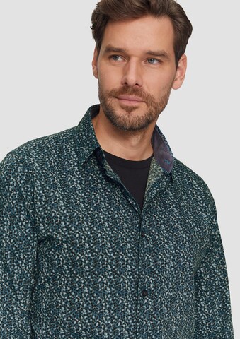 s.Oliver Slim fit Button Up Shirt in Green