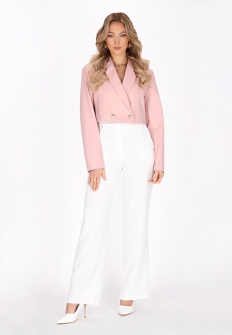 faina - Blazer em rosa