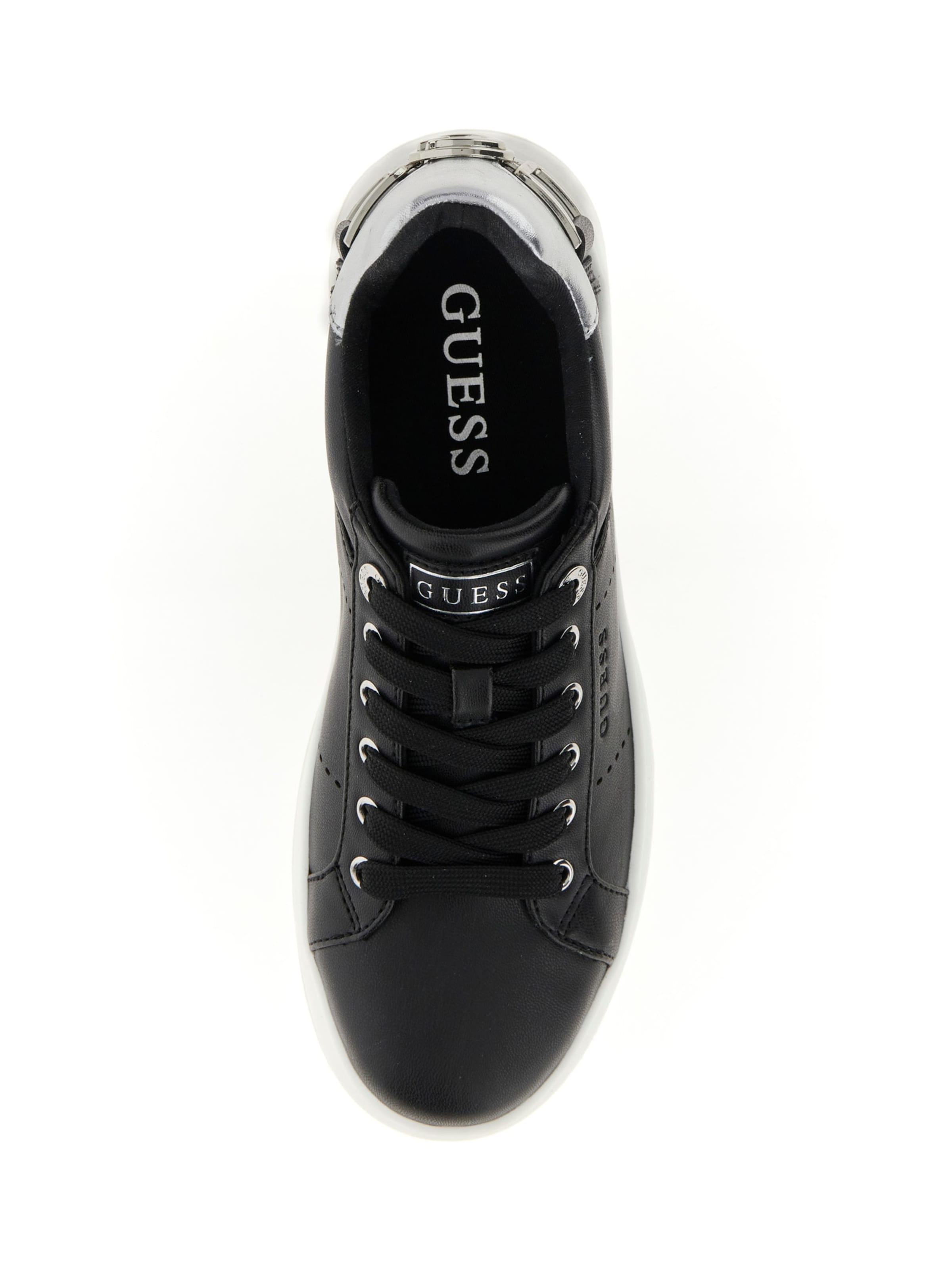 GUESS Rövid szárú sportcipők 'WESLI' - fekete