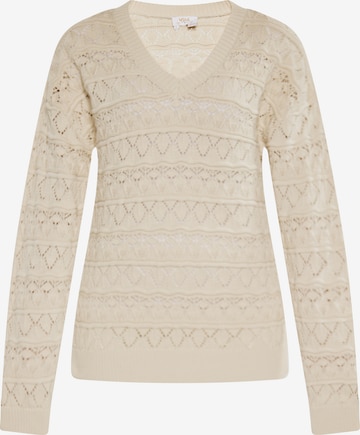 Pull-over usha FESTIVAL en beige : devant