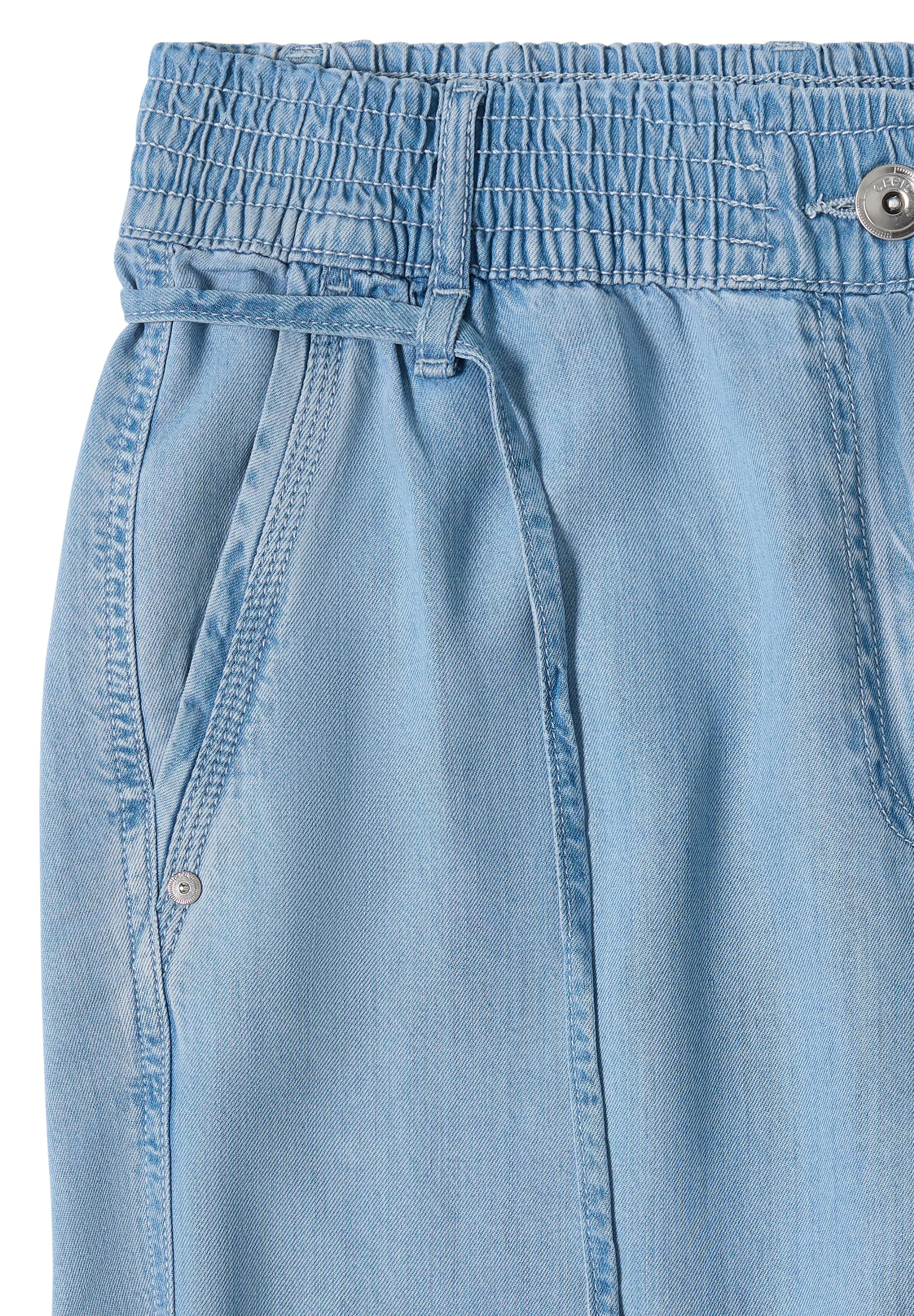 CECIL Loose fit Pants in Blue