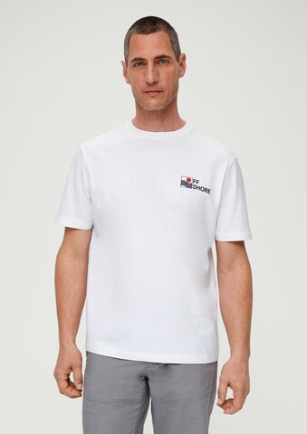 s.Oliver Shirt in Wit: voorkant