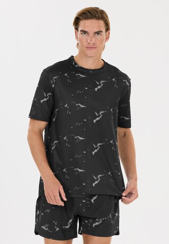 Virtus Performance Shirt 'Lavis' in Black: front