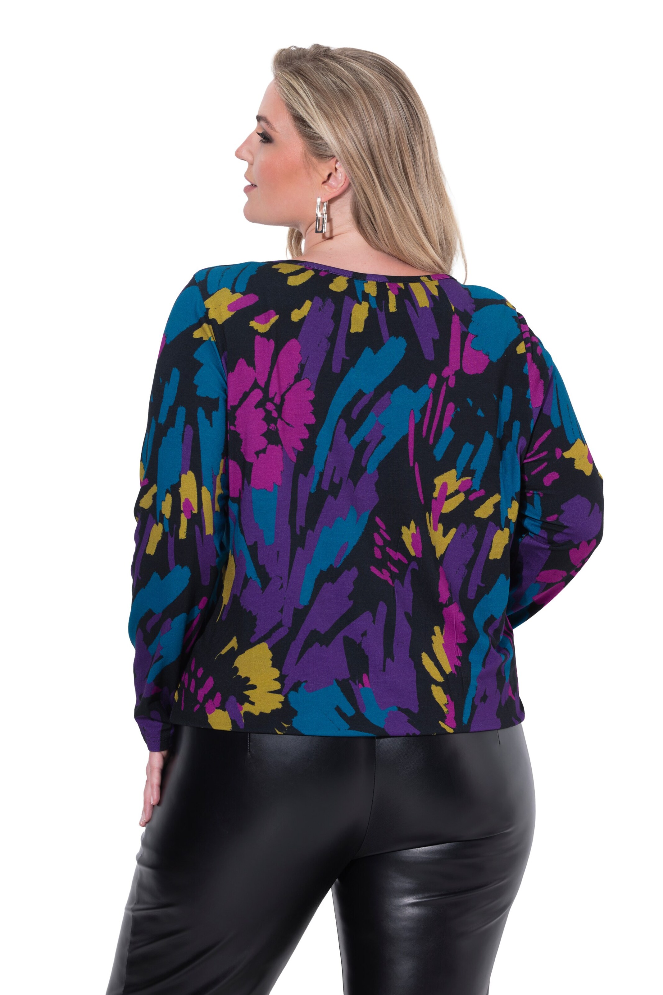Ulla Popken Shirt in Zwart