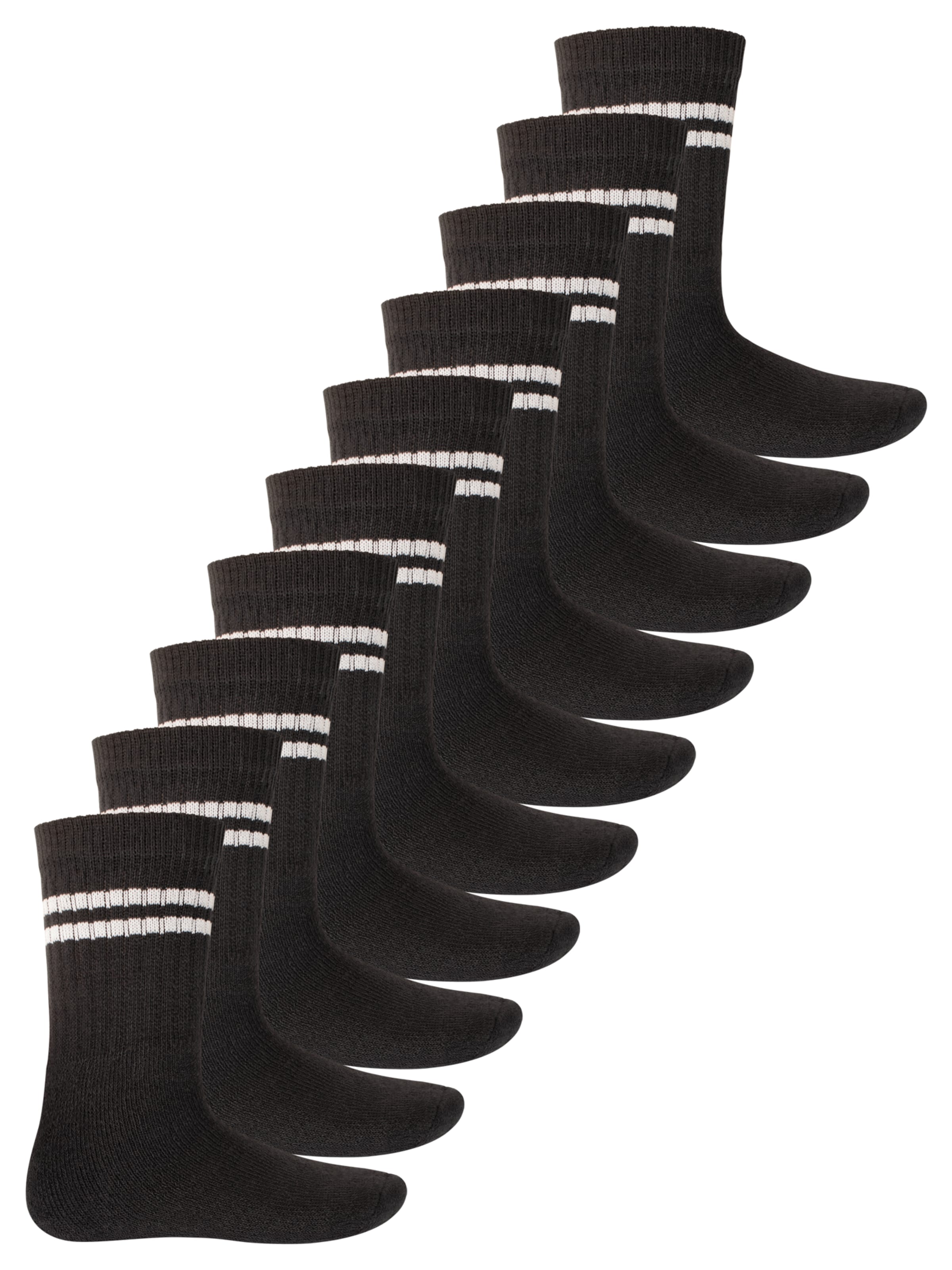 MT Sportsocken 'Tennis'‌‌‌‌‌ in Schwarz: Vorderseite
