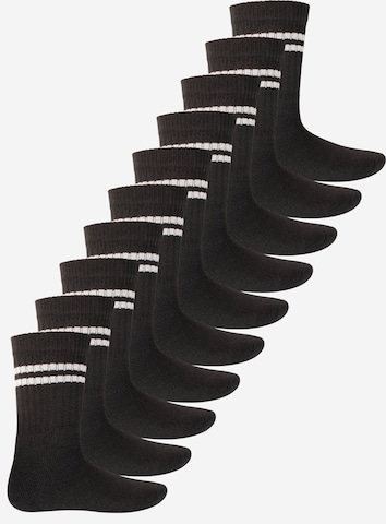 MT Athletic Socks 'Tennis' in Black: front