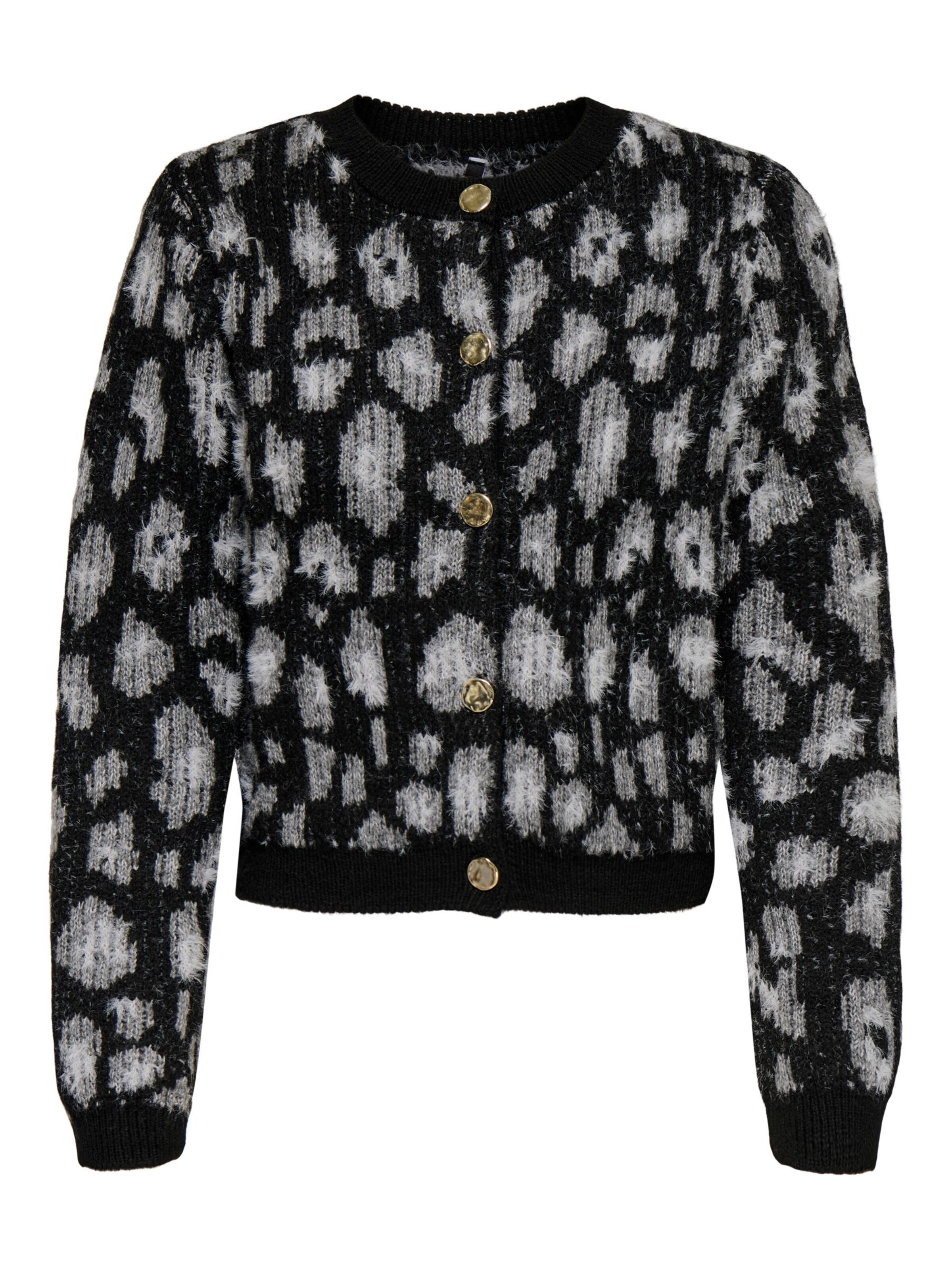 ONLY Strickjacke in Schwarz: Vorderseite