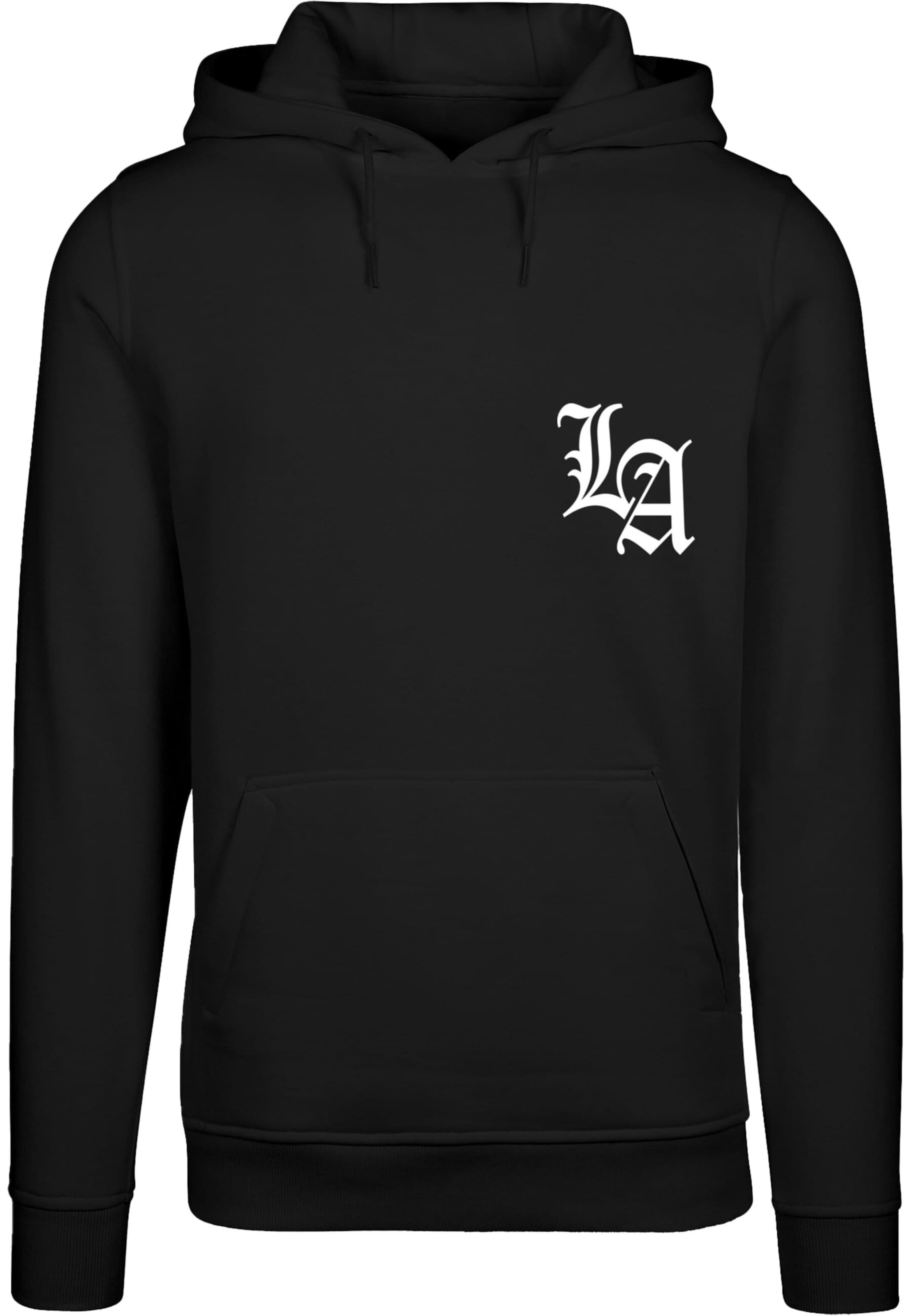 Mister Tee Sweatshirt 'Los Angeles' in Zwart: voorkant