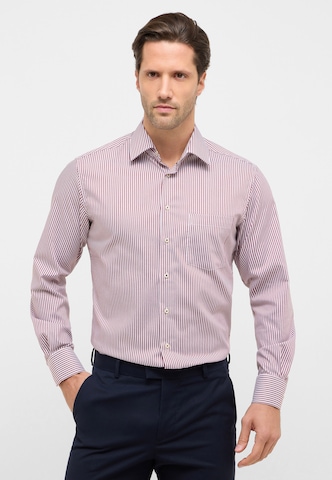 ETERNA Regular fit Zakelijk overhemd in Rood: voorkant