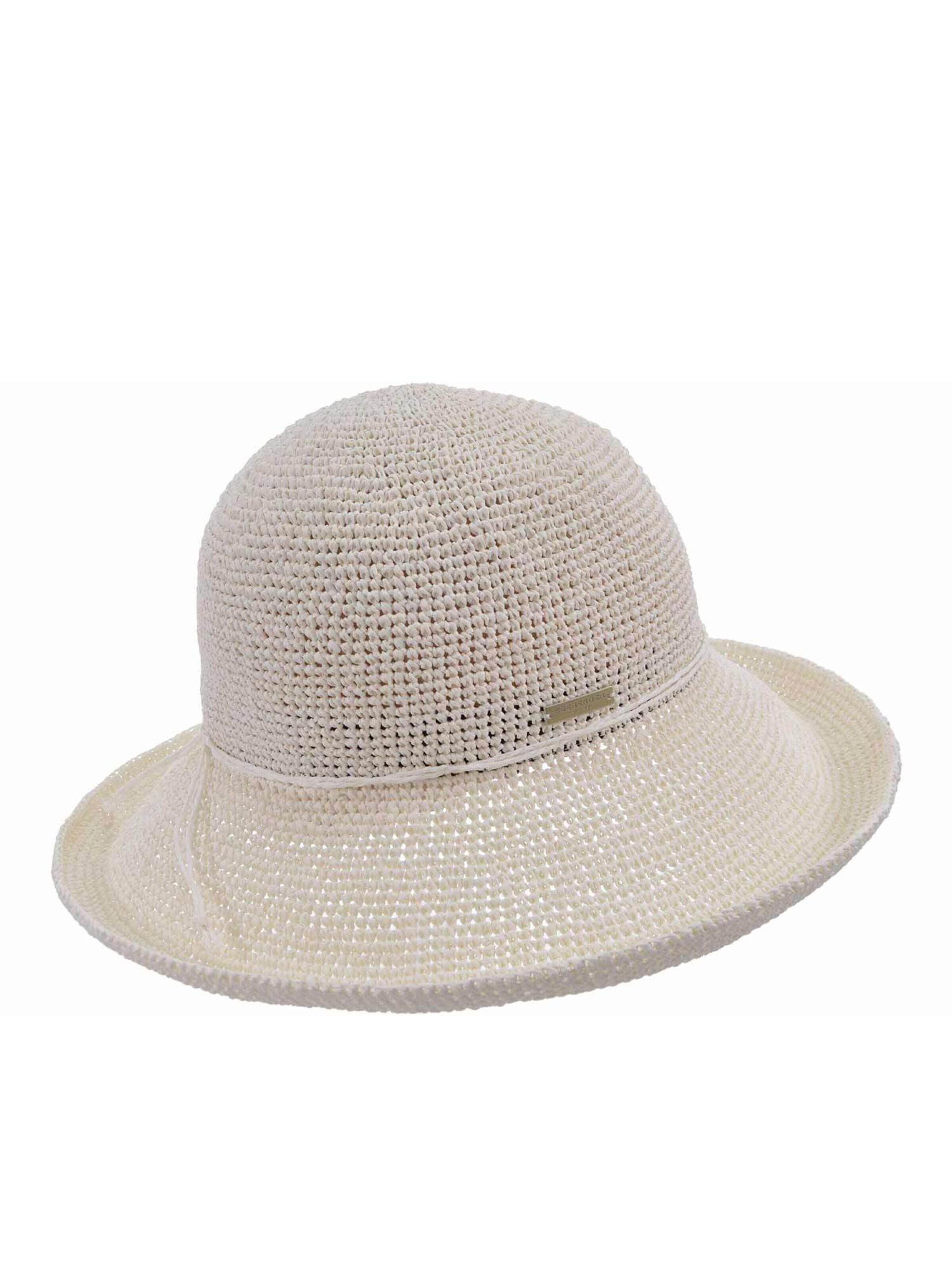 Seeberger Hat 'Hut' in White: front