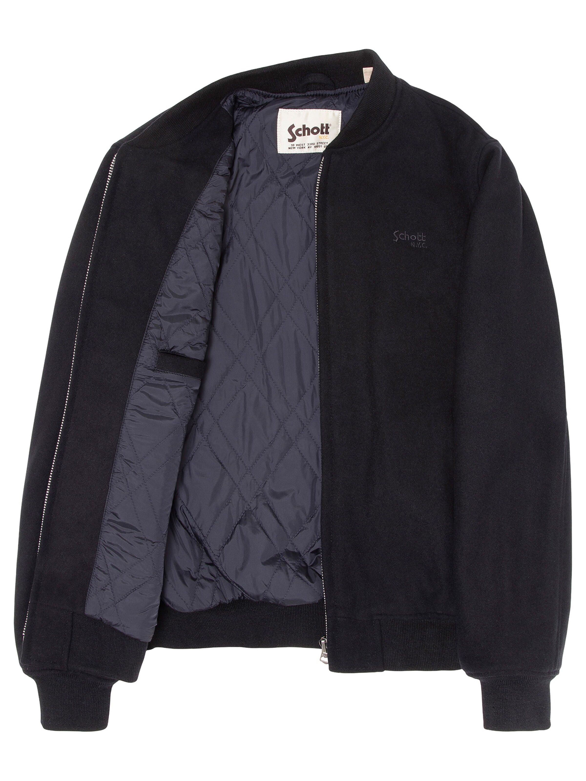 Schott NYC Between-Season Jacket in Blue