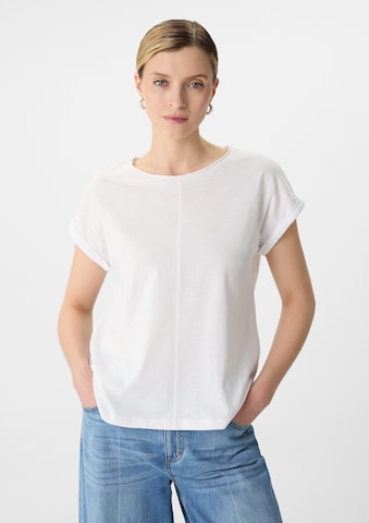 comma casual identity T-Shirt in Weiß: Vorderseite
