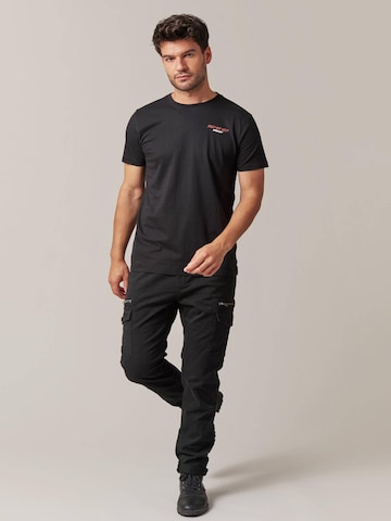 Deeluxe Shirt 'Bulldog' in Zwart