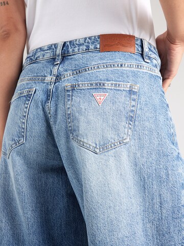 GUESS JEANS Wide leg Jeans 'GJ WIDE LEG CUFFED' i blå