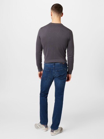 Slimfit Jeans 'Maine' de la BOSS pe albastru