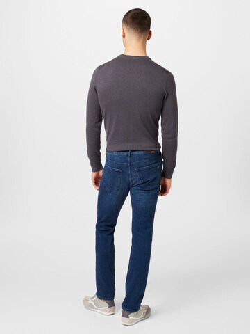 BOSS Orange Slimfit Jeans 'Maine' i blå