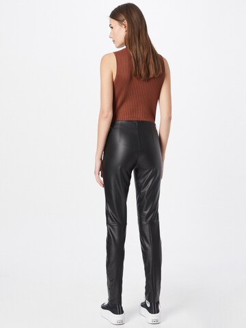 MAC Slimfit Broek 'ANNA' in Zwart