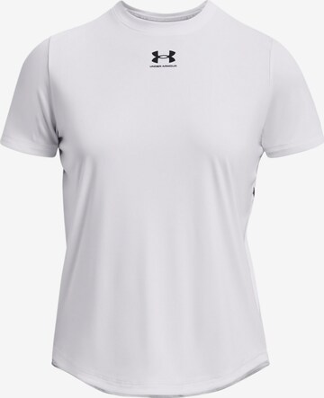 UNDER ARMOUR Λειτουργικό μπλουζάκι σε λευκό: μπροστά