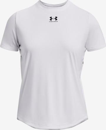 UNDER ARMOUR Функционална тениска в бяло: отпред