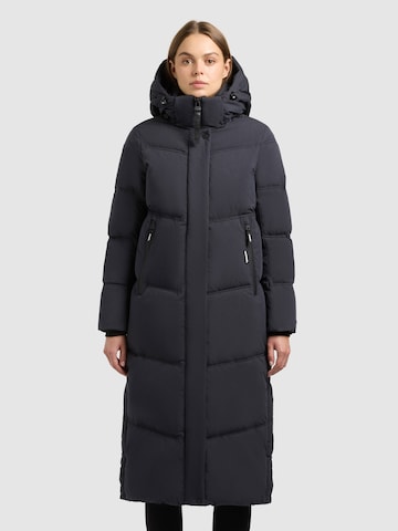 khujo Winter Coat in Black: front