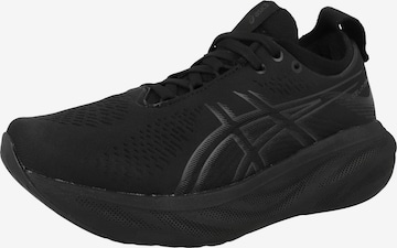 ASICS - Zapatillas de running 'Nimbus 25' en negro: frente