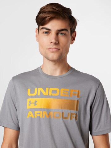 UNDER ARMOUR T-Shirt 'Team Issue' in Grau