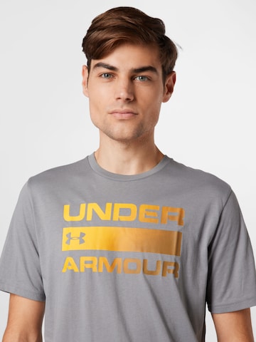 UNDER ARMOUR Functioneel shirt 'Team Issue' in Grijs