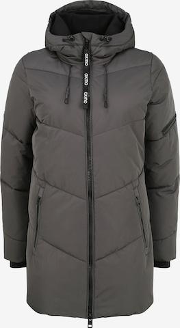 Oxmo Winter Coat 'Junchen' in Grey: front