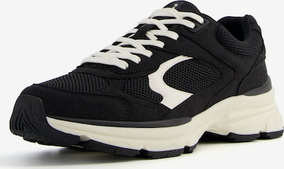 Sneaker low Bershka pe negru / alb, Vizualizare produs