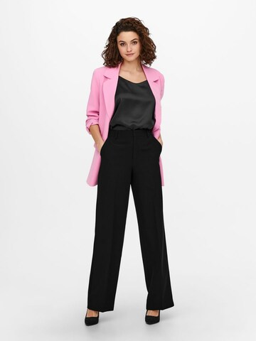 Largi Pantaloni cu dungă 'ONLBerry' de la ONLY pe negru