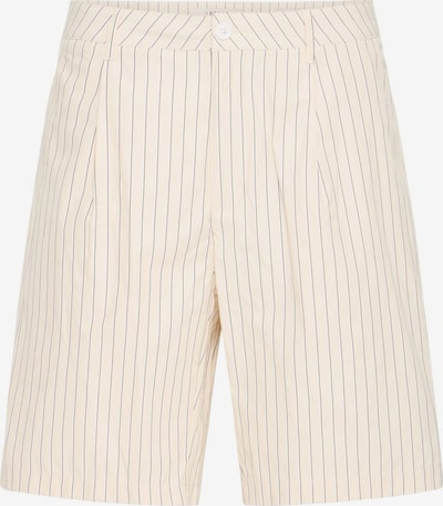!Solid Calças chino ' SDAlann Striped Pleated ' em 34 em bege, Vista do artigo