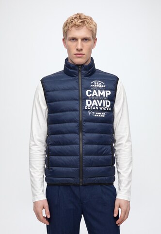 CAMP DAVID Mellény - kék: elől