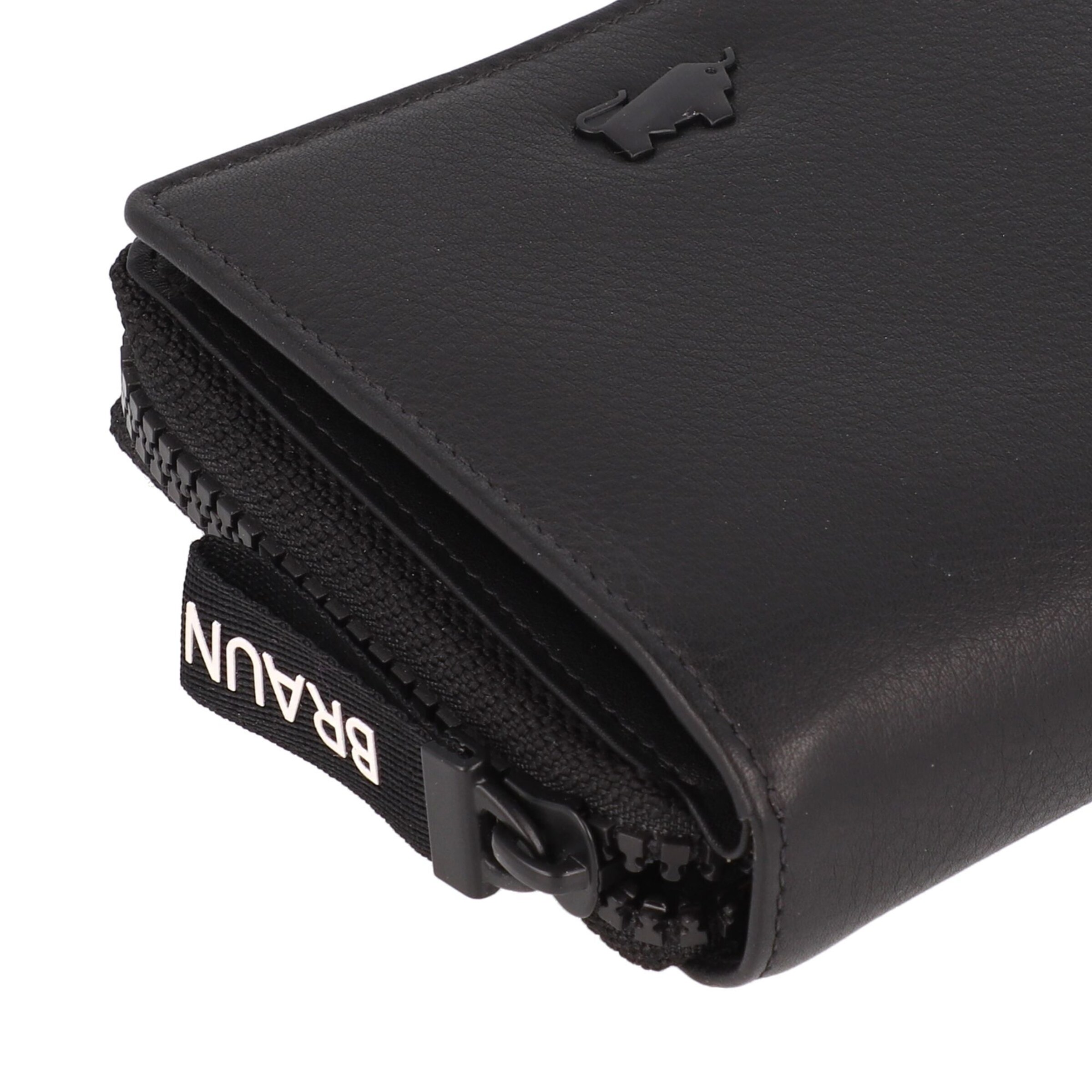 Braun Büffel Wallet 'Capri' in Black