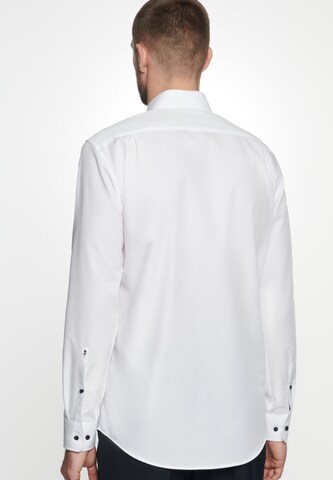 SEIDENSTICKER - Ajuste regular Camisa de negocios en blanco