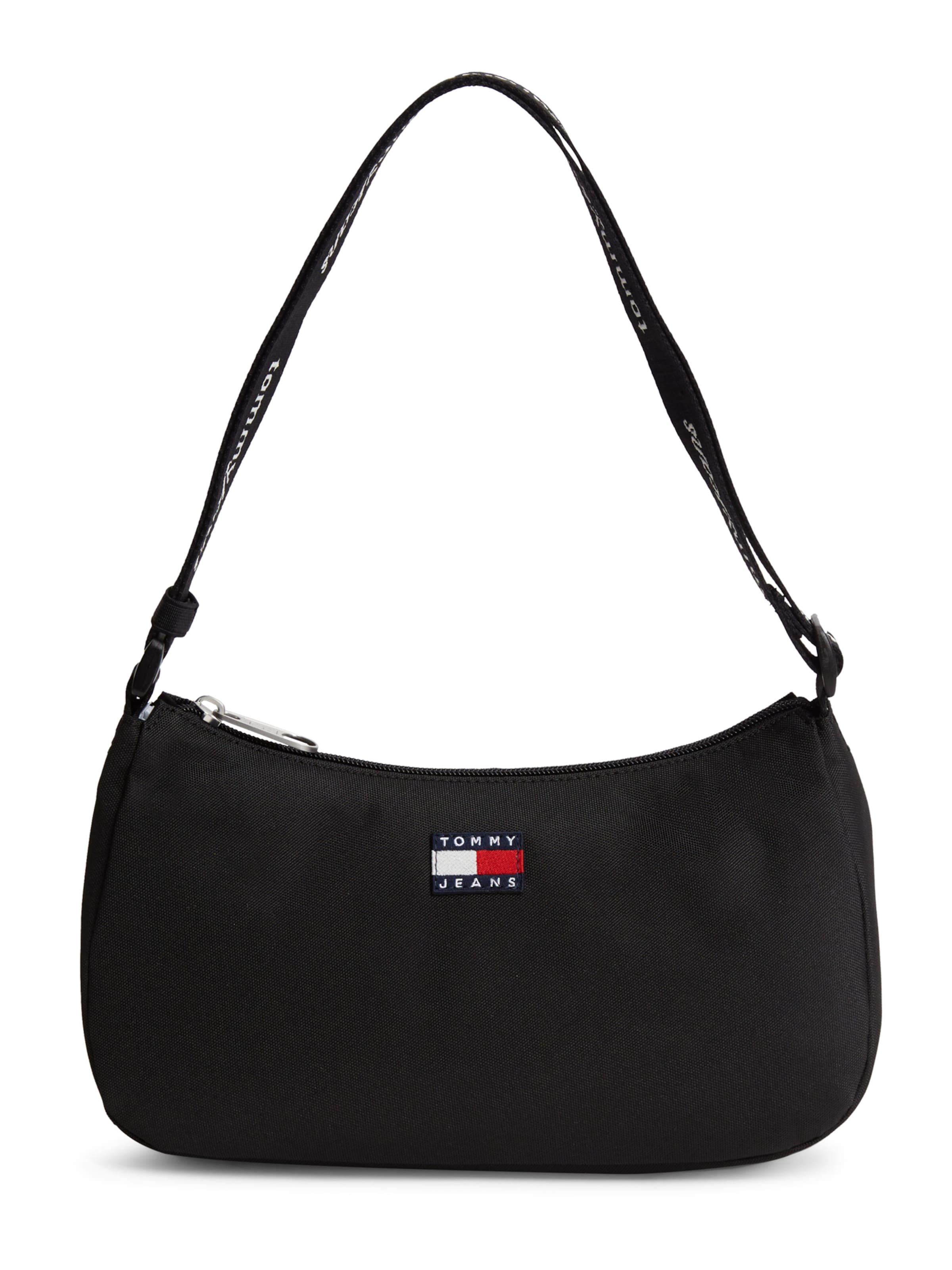 Sac bandoulière 'ESS DAILY' Tommy Jeans en noir : devant