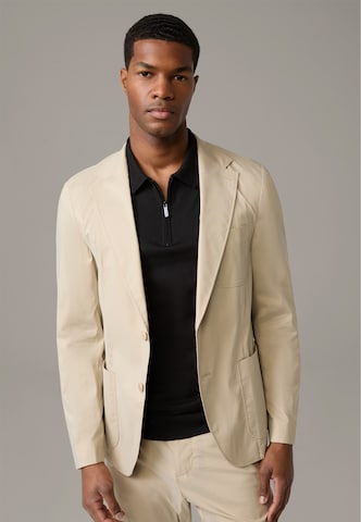 STRELLSON Slim fit Suit Jacket in Beige