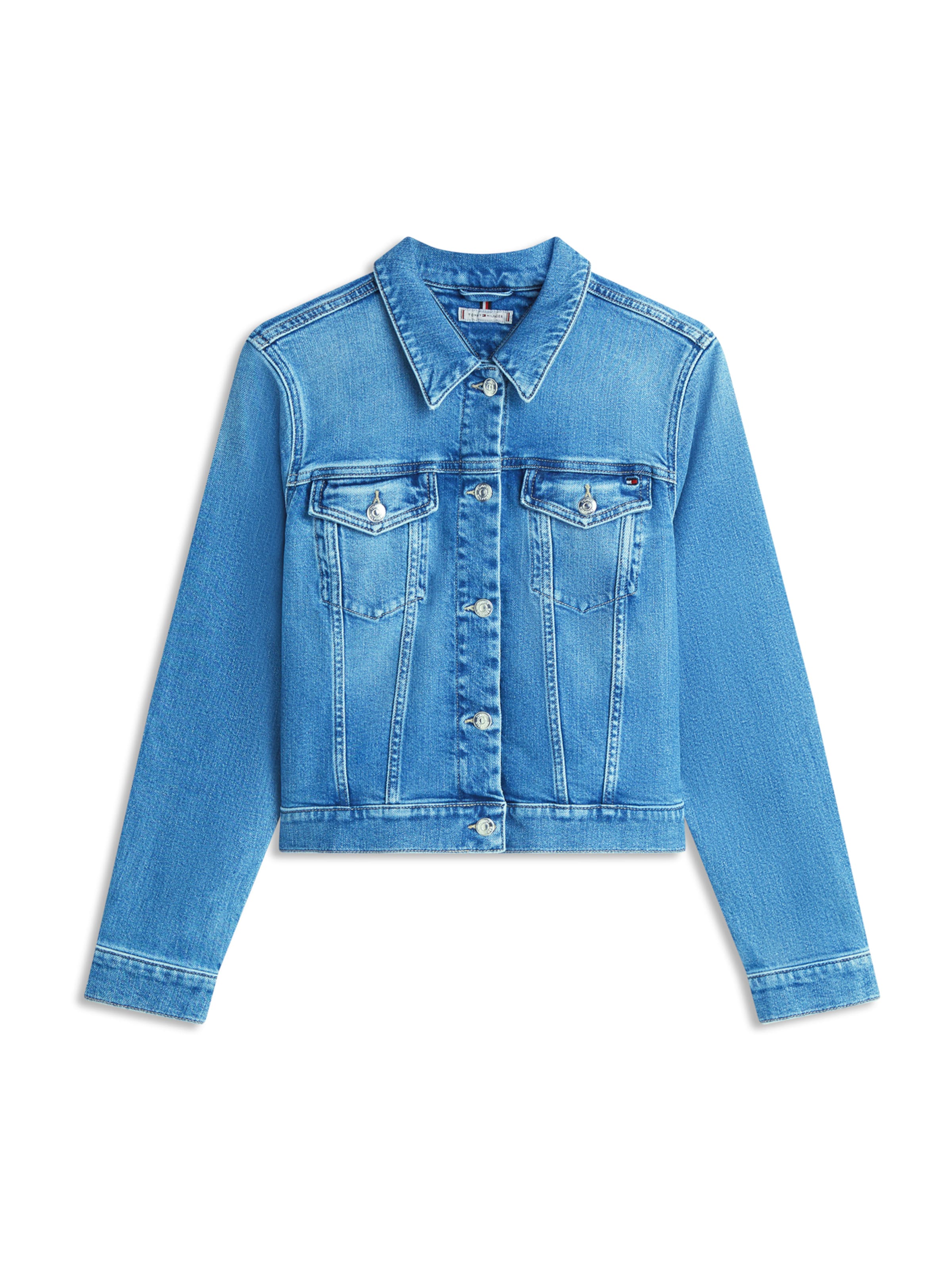 Veste mi-saison TOMMY HILFIGER en bleu : devant