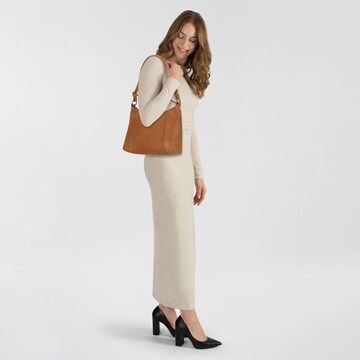 Borsa a spalla 'Hobo Silvana' di Cowboysbag in marrone