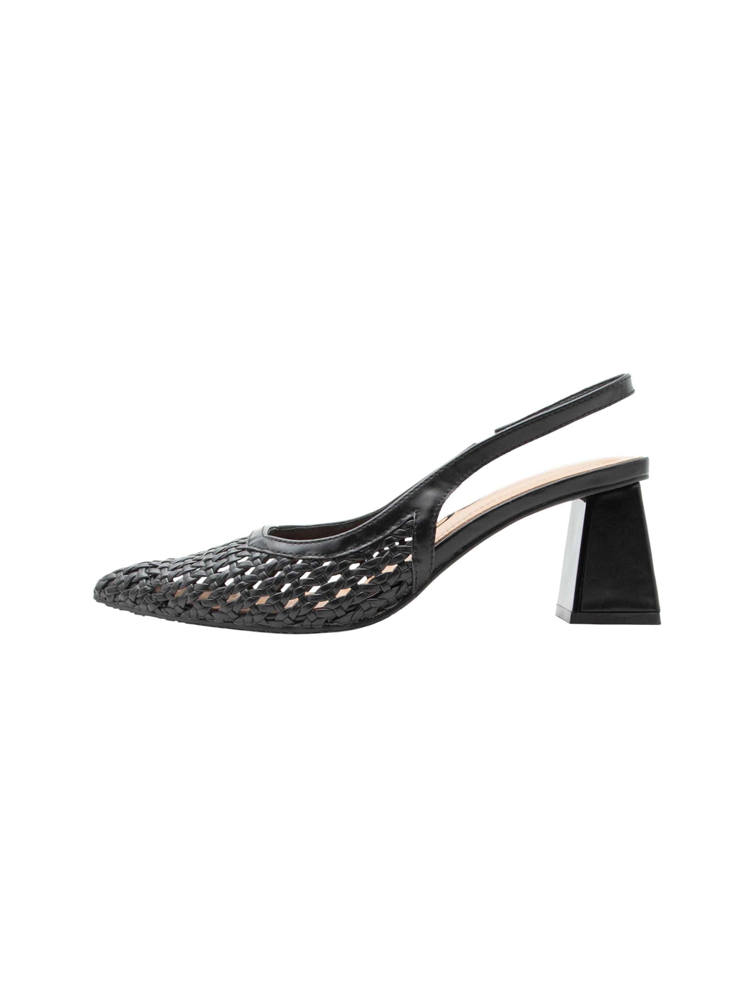 Bianco - Zapatos destalonado 'Maralyn' en negro: frente