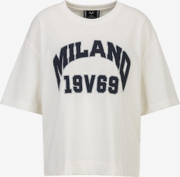 19V69 ITALIA Shirt 'Petonia College' in Beige: voorkant