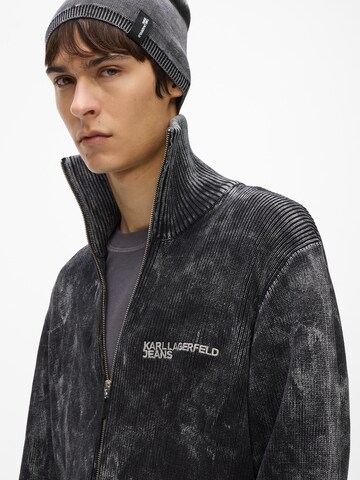Geacă tricotată de la KARL LAGERFELD JEANS pe negru