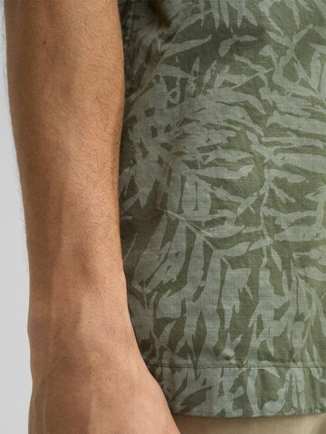 STRELLSON Comfort fit Button Up Shirt 'Cliro' in Green