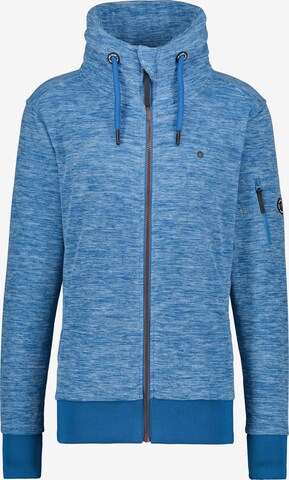 Alife and Kickin Fleece Jacket 'EliasAK' in Blue: front