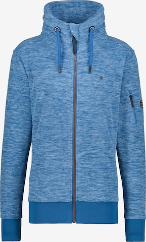 Alife and Kickin Fleece jas 'EliasAK' in Blauw: voorkant